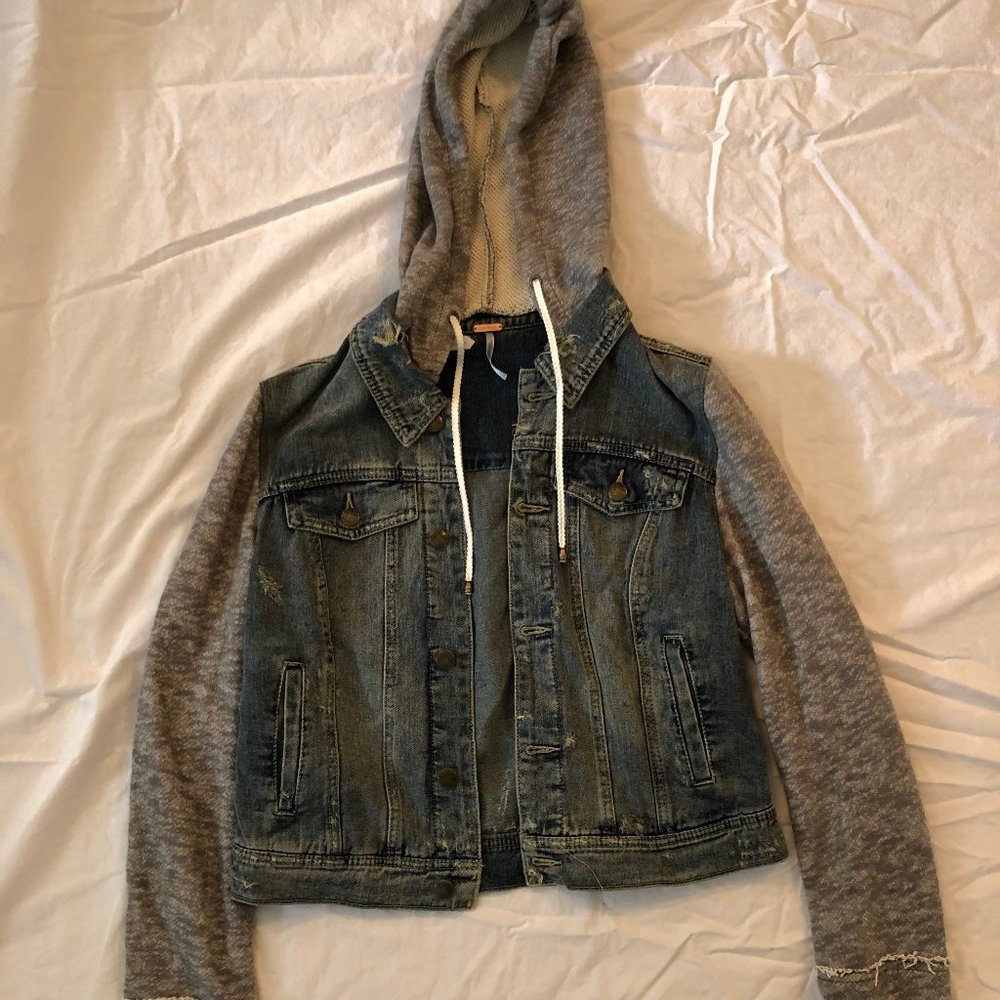 Free People Denim/Knit Jacket